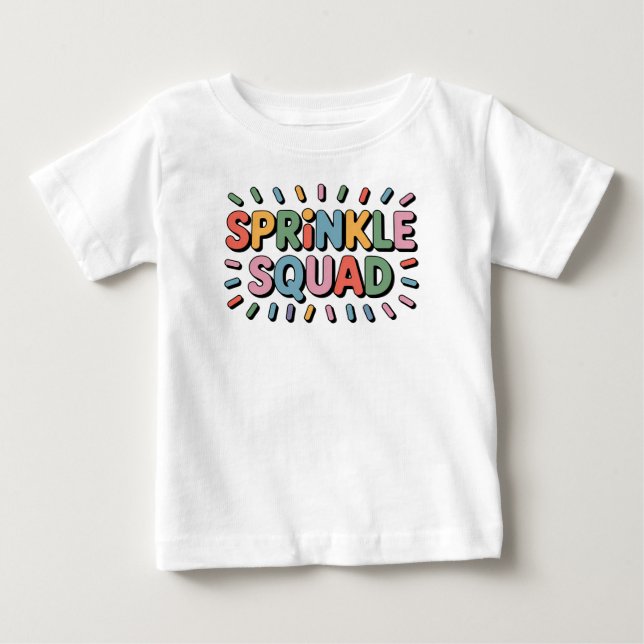Sprinkle Squad | Baby Sprinkle T Shirt (Framsida)