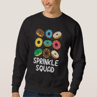Sprinkle Squad Donut Dessert Food Baker Family Mor Lång Ärmad Tröja