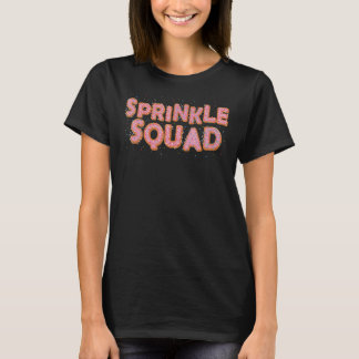Sprinkle Squad Donut Matching Födelsedagsfest T Shirt