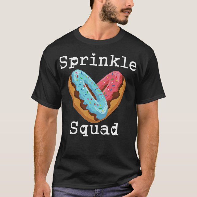 Sprinkle Squad Donut Sweeties Candy Dessert afrika T Shirt (Framsida)