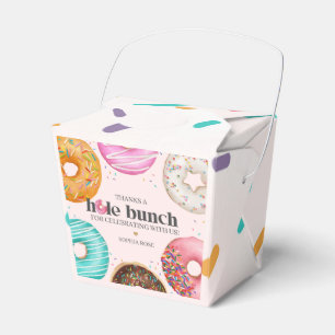 Sprinkled Donut-Födelsedagsfest eller Baby Shower Presentaskar