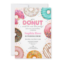 Sprinkled Donut Födelsedagsfest for Girl