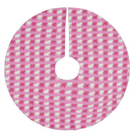 Sprinkler av circus Animal Cookies, frostigt Julgransmatta Borstad Polyester