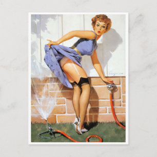 Sprinkler-stift upp vykort