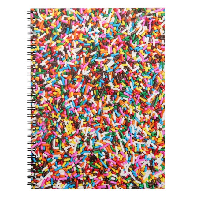 Sprinkles-anteckningsbok Anteckningsbok Med Spiral (Framsidan)