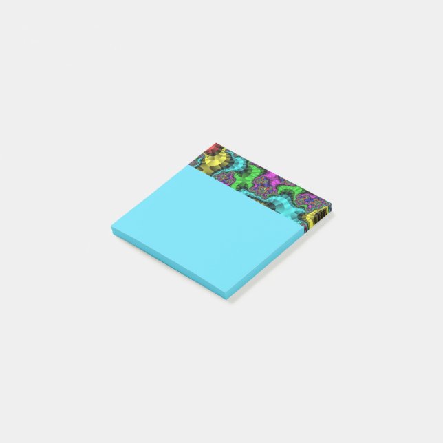 Sprinkles av brant Blommigt Post-it Block (Vinklad)