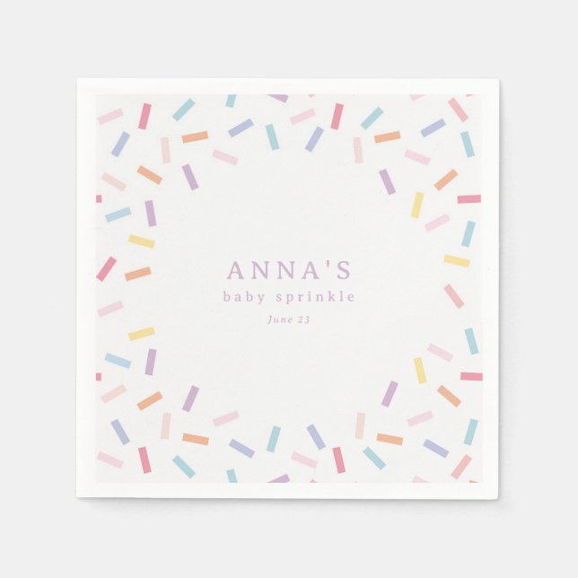Sprinkles Baby Sprinkle Pappersservett (Framsidan)