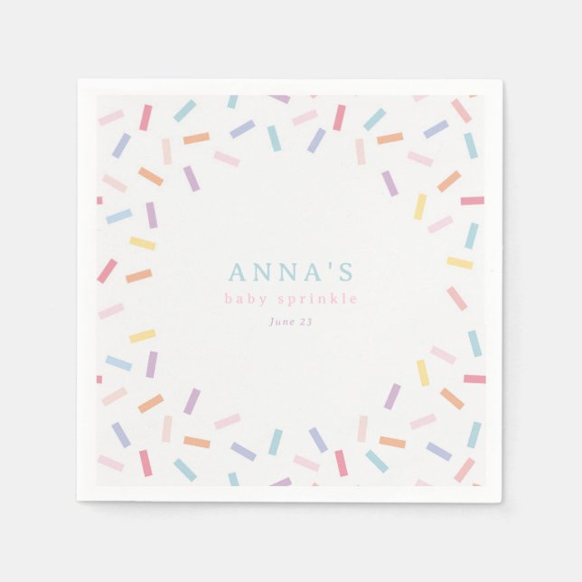 Sprinkles Baby Sprinkle Pappersservett (Framsidan)