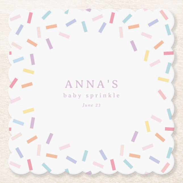 Sprinkles Baby Sprinkle Underlägg Papper (Framsida)