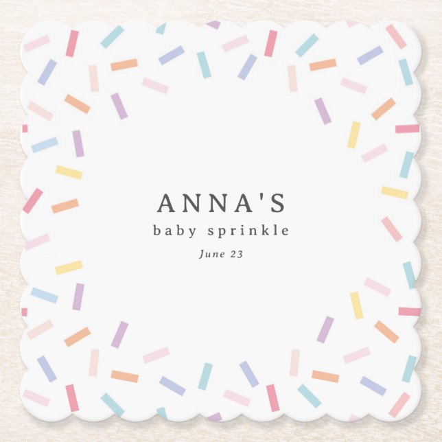 Sprinkles Baby Sprinkle Underlägg Papper (Framsida)