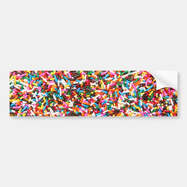 Sprinkles Bumper Sticker Bildekal (Framsidan)