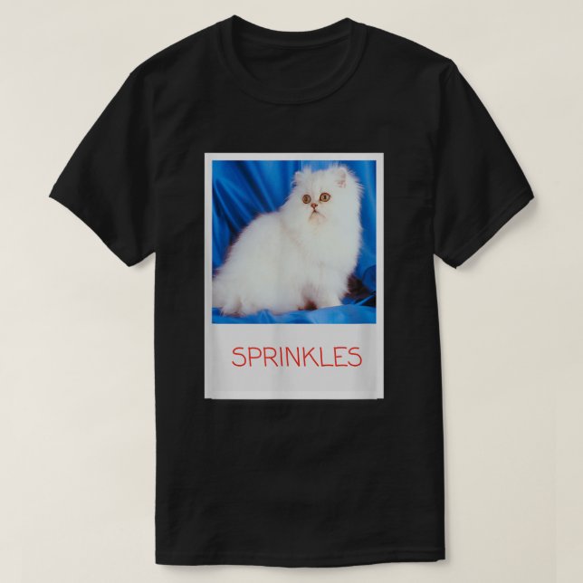 Sprinkles Cat Angela Roligt Springa T Shirt (Design framsida)