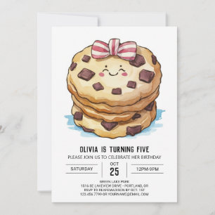 Sprinkles Children Online Cookies Birthday Inbjudningar