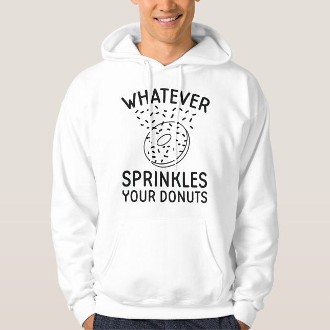 Sprinkles dina donuts hoodie (Framsida)