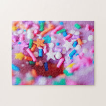 Sprinkles Donut Photography Complex Jigszle Puzzle