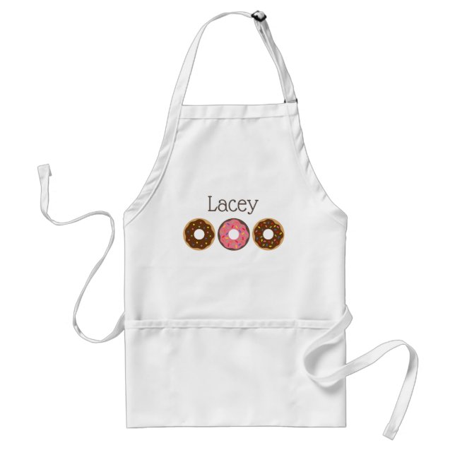 Sprinkles Donuts Anpassningsbar Personlig Apron Förkläde (Framsidan)