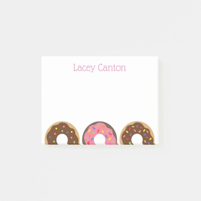 Sprinkles Donuts-Personligen Post-it-Anteckningsbl Post-it Block (Framsida)