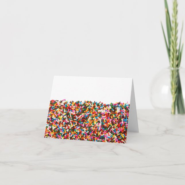 Sprinkles-fyllda kort (Framsida)