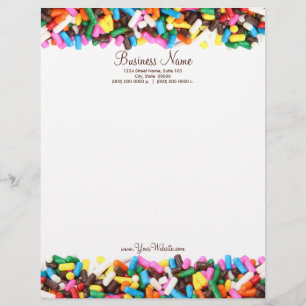 Sprinkles Letterhead Brevhuvud