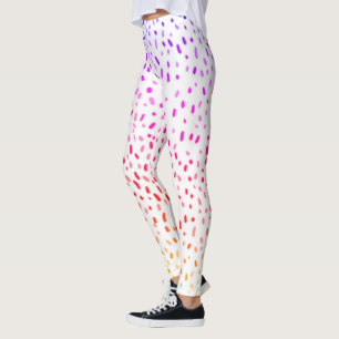 "SPRINKLES!" Roligt Colorful Yoga Byxor Leggings