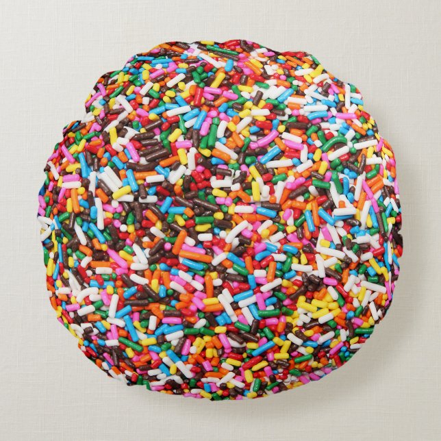 Sprinkles Round Pillow Rund Kudde (Framsidan)