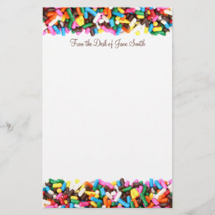 Sprinkles Stationery Brevpapper
