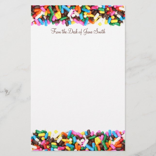Sprinkles Stationery Brevpapper (Framsida)