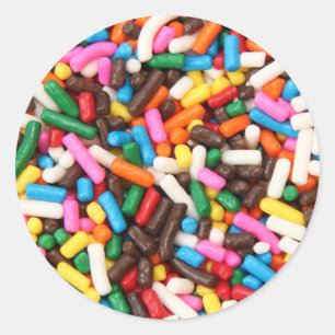 Sprinkles Stickers Runt Klistermärke