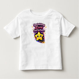 Sprinkling Love Everywhere 3– Cute Toddler Gir T Shirt