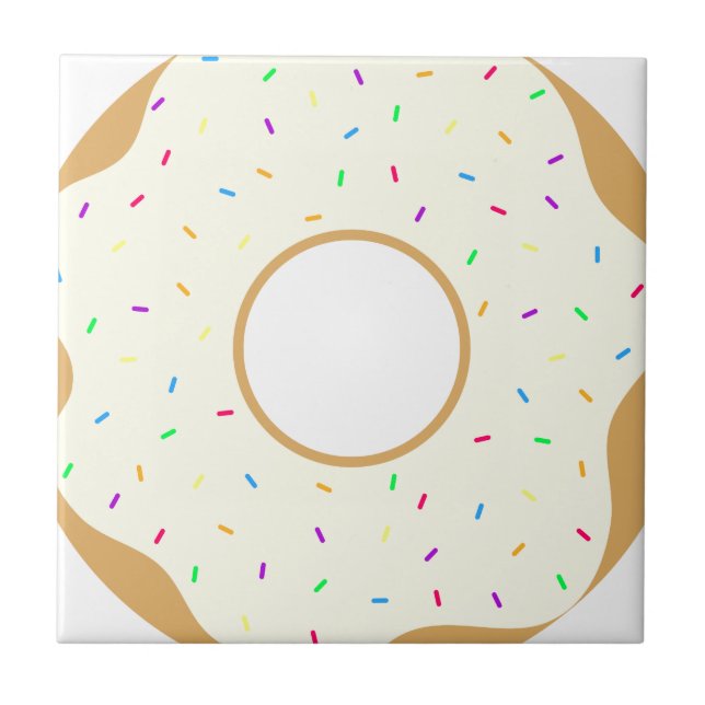 Sprinky Donut Kakelplatta (Framsidan)