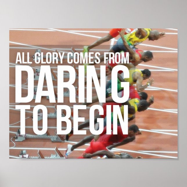 Sprint Athletics Motivational Poster (Framsidan)