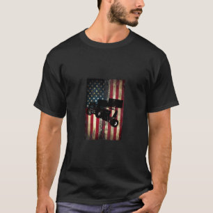 Sprint Car Dirt Track Tävla Distress American F T Shirt
