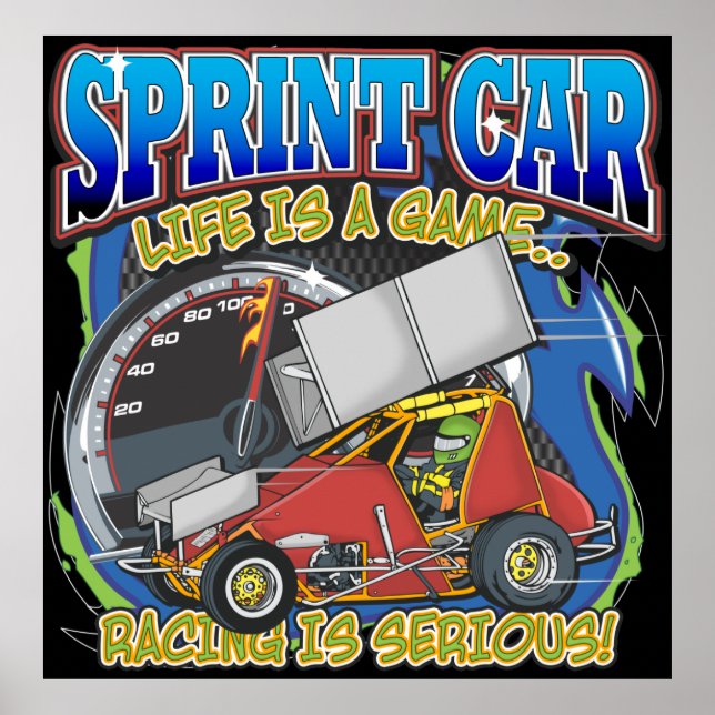Sprint Car Life Poster (Framsidan)
