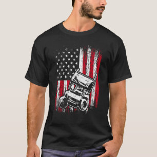 Sprint Car Tävla Tävling Track Racer 2 T Shirt