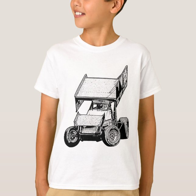 Sprinta bil 1 t-shirt (Framsida)