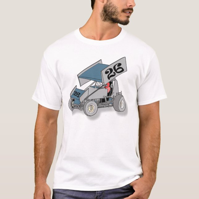 Sprinta bilen tee shirt (Framsida)