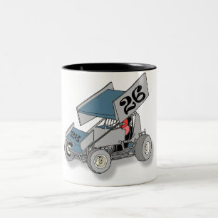 Sprinta bilen Två-Tonad mugg