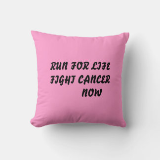 SPRINTA FÖR LIVET KÄMPA MOT CANCER NU KUDD KUDDE