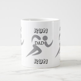 SPRINTA PÅ Pappa SPRINTA  Rolig löpande pappamugg  Jumbo Mugg