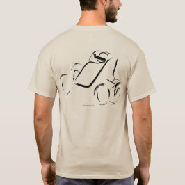 Sprintcar 01 Svart på Sandrygg T Shirt