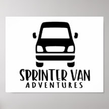Sprinter Van Äventyr Poster