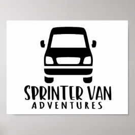 Sprinter Van Äventyr Poster