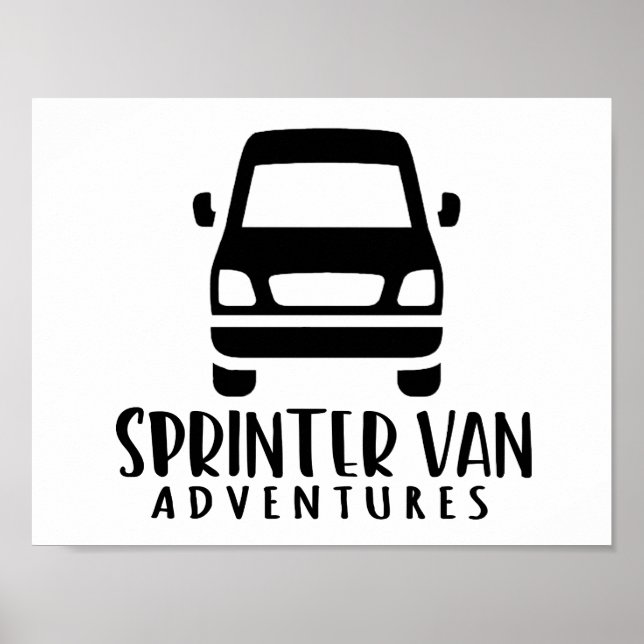 Sprinter Van Äventyr Poster (Framsidan)
