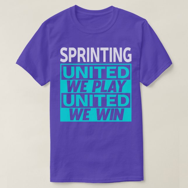 Sprinting Design för en Sprinter 1 T Shirt (Design framsida)