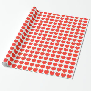 Sprit - 3-D Red Hearts Presentpapper