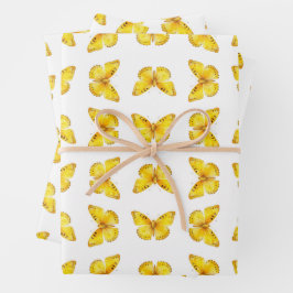 Sprit av resilient AF Gult Butterfly Gift Wrap