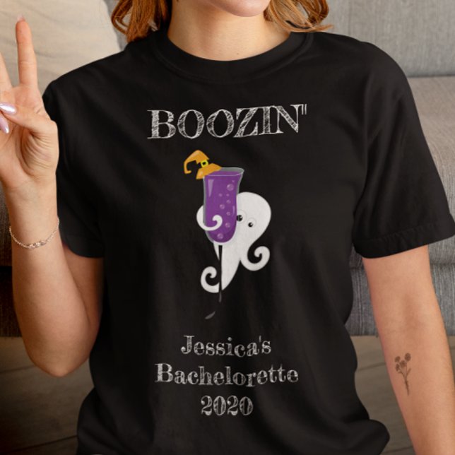 Sprit Bachelorette Party Ghost Cocktail Halloween T Shirt (Skapare uppladdad)