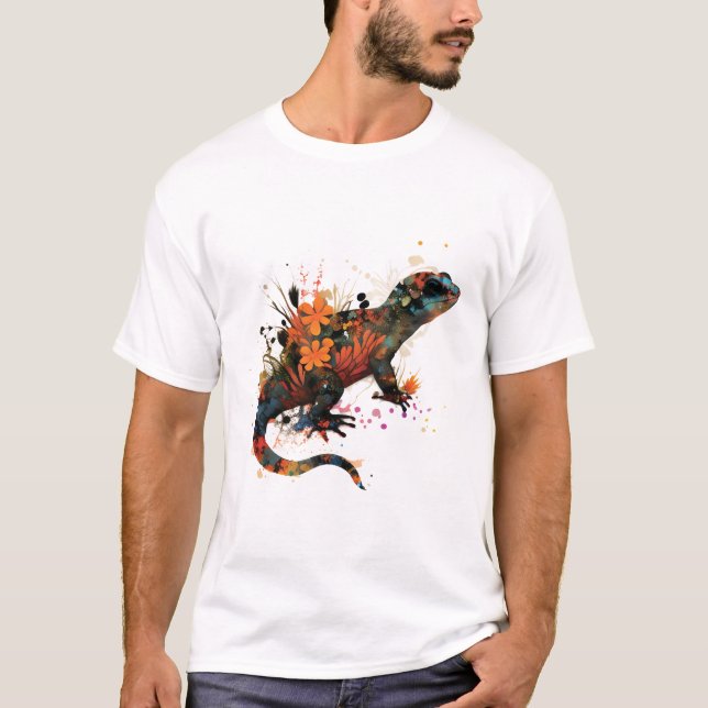 Sprit Fire Salamander. T Shirt (Framsida)