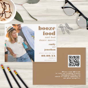 Sprit Food Bad Dance flyttar fotot QR-kod Spara Datumet