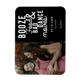 Sprit Food & Bad Dance Moves Funny Date Photo Magnet